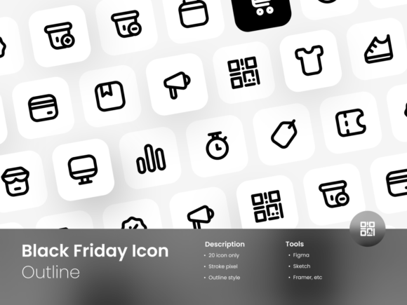 Black Friday Icon Set: Essential Graphics and Icons for Seasonal Campaigns