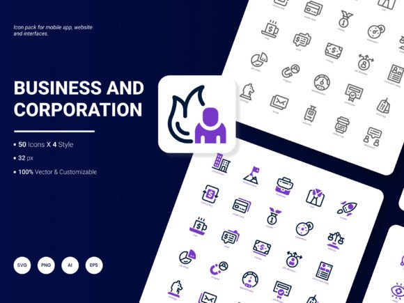Business and Corporation Icon Pack Graphics and Icons Review