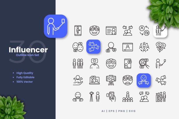 Influencer Icons Graphics Review