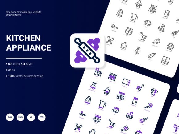 Kitchen Appliance Icon Pack Review
