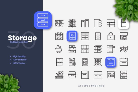 Storage Icons Graphics Review