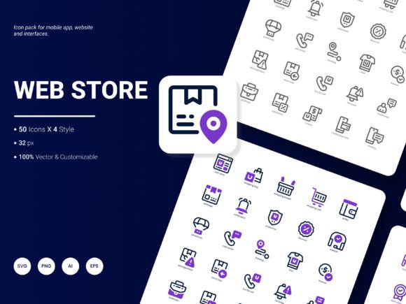 Web Store Icon Pack Graphics and Icons Review